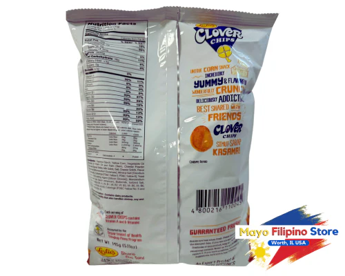 Leslie Clover Chips Cheesier Corn Snack 85g - Image 2