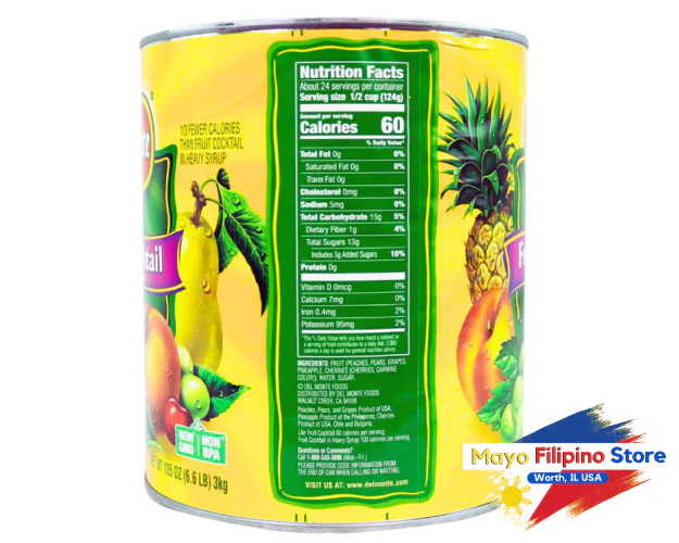 Del Monte Fruit Cocktail BIG 105oz - Image 2