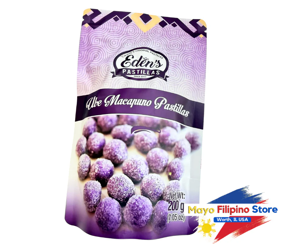 Eden Pastillas Ube Macapuno 200g
