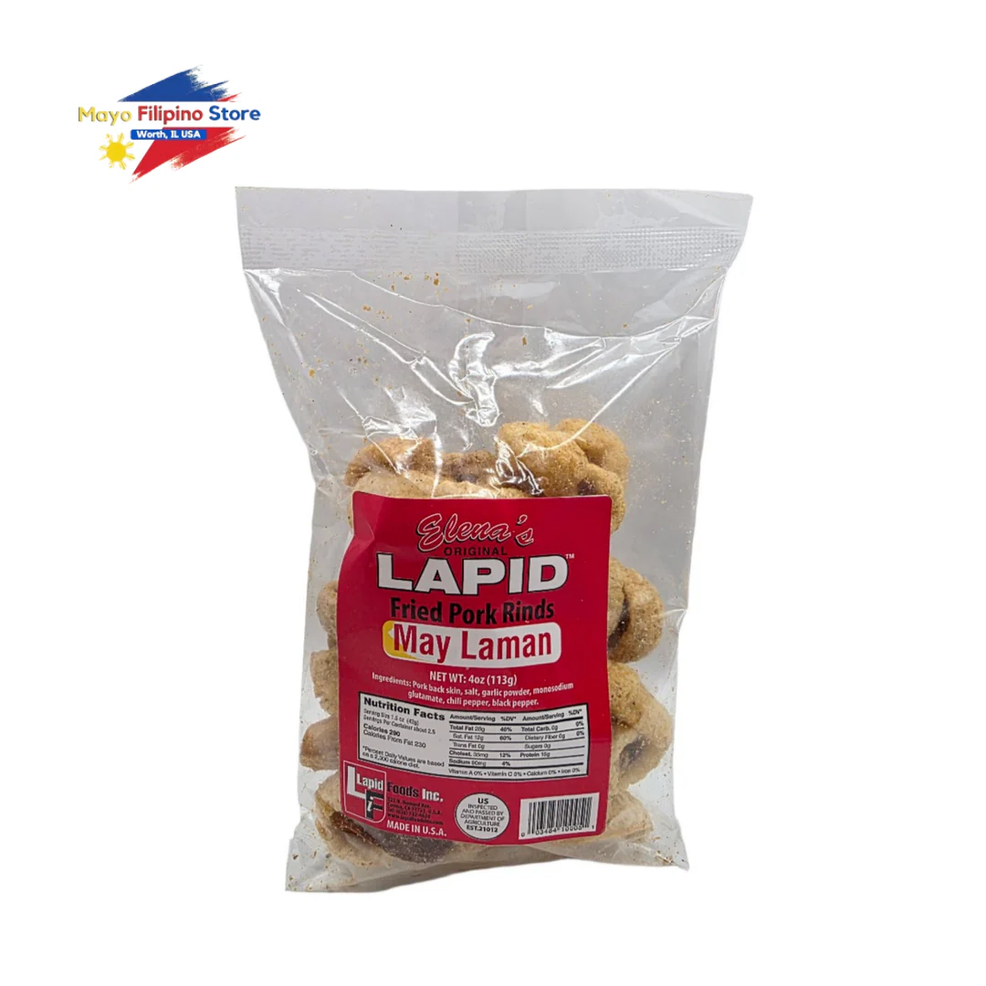 Elena's Lapid May Laman Chicharon 4oz
