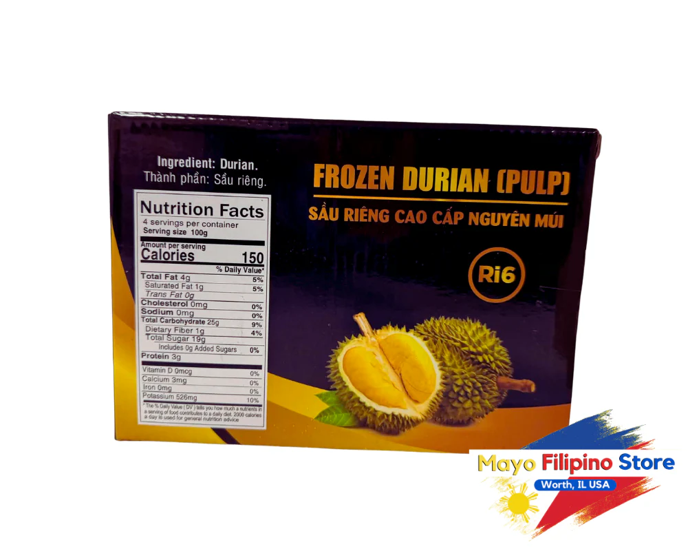 Frozen Durian Pulp 400g - Image 2