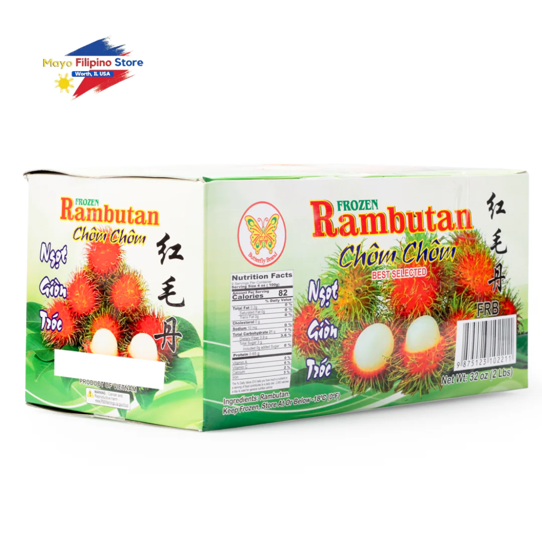 Frozen Rambutan Butterfly Brand 2Lb