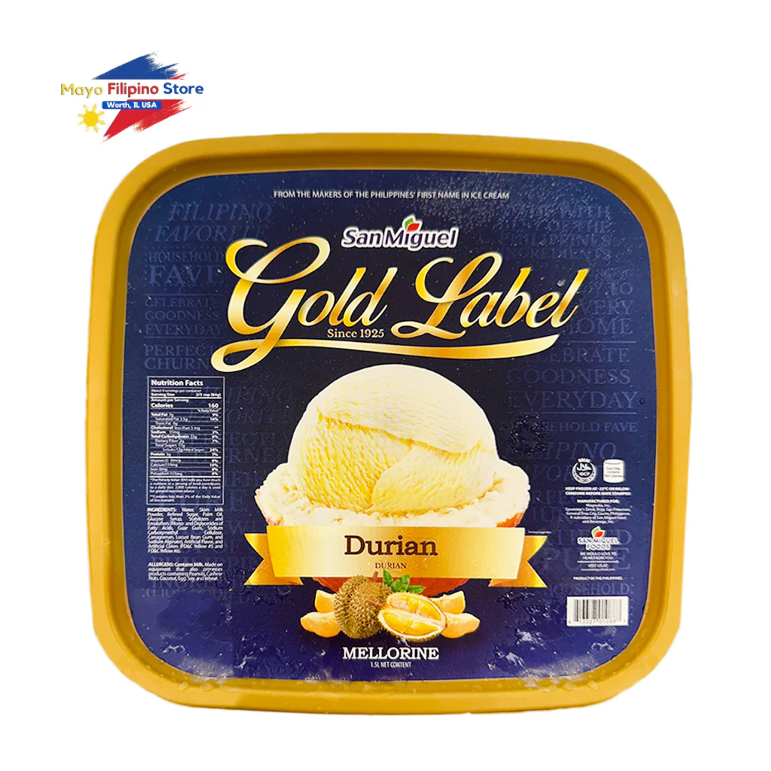 Gold Label Durian Mellorine Ice Cream Tub For Store Pick-Up Only
