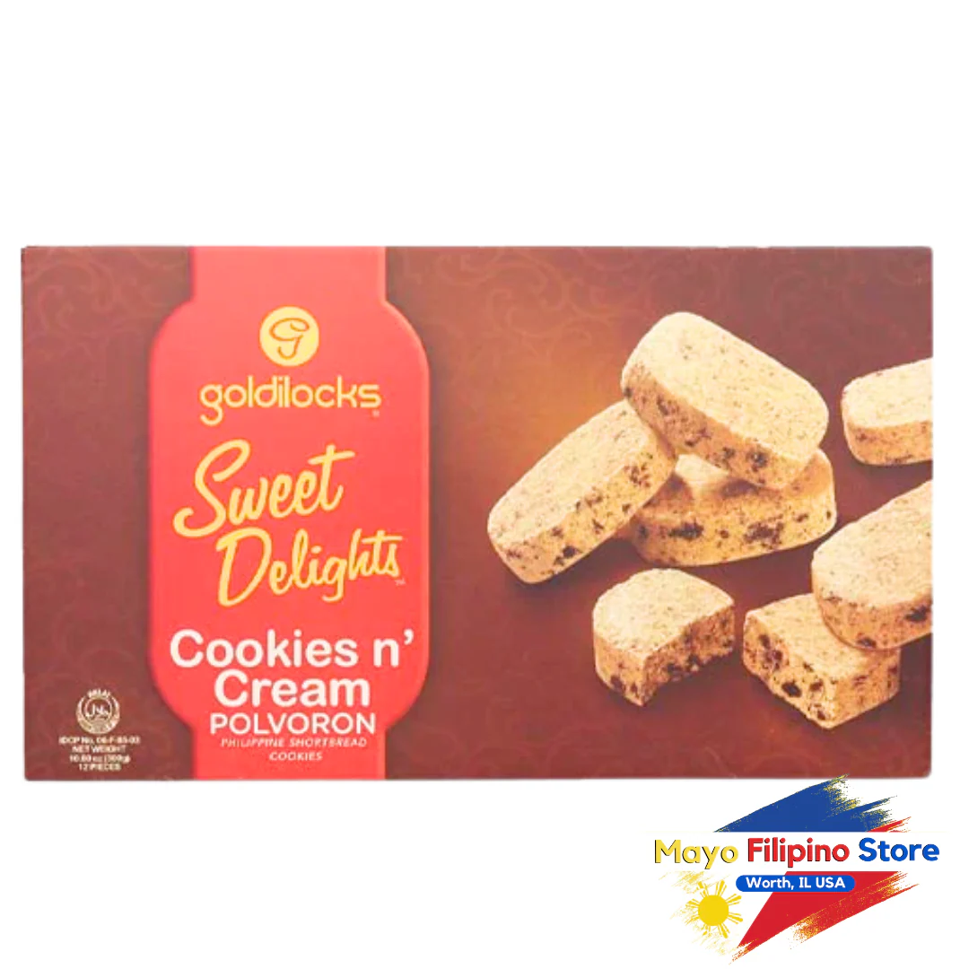 Goldilocks Polvoron Cookies & Cream Box 12pcs x 25g