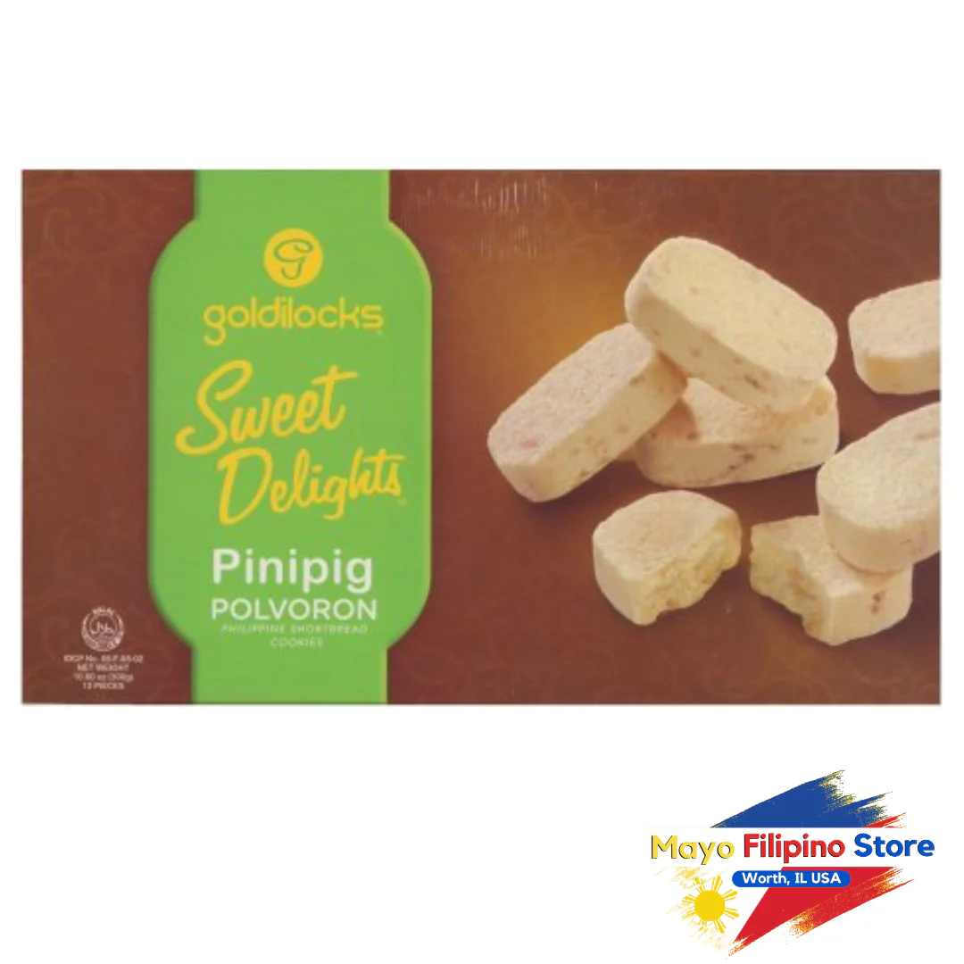 Goldilocks Rice Crispies Pinipig Polvoron Box 12pcs 25g