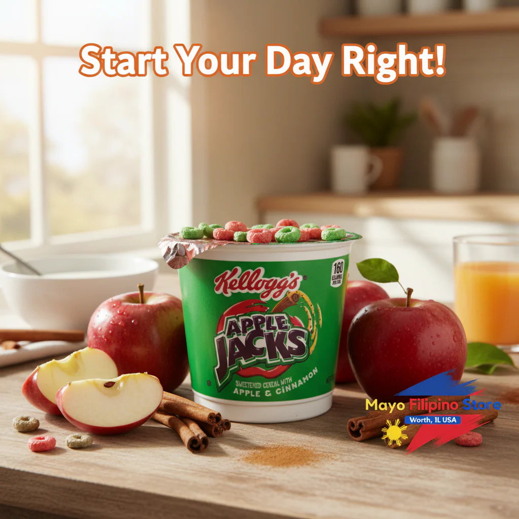 Kelloggs Apple Jacks Cereal with Apple Cinnamon 42g - Image 2