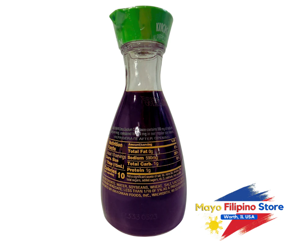 Kikkoman Less Sodium Soy Sauce 5oz - Image 2