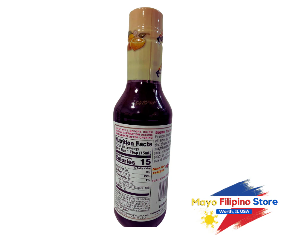 Kikkoman Yuzu Ponzu Citrus Seasoned Dressing & Sauce 296ml - Image 2