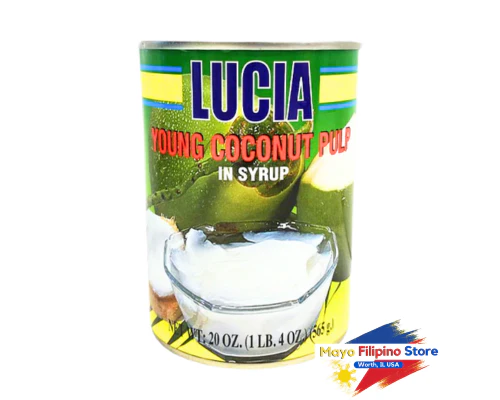 Lucia Young Coconut Pulp In Syrup 20oz 565g