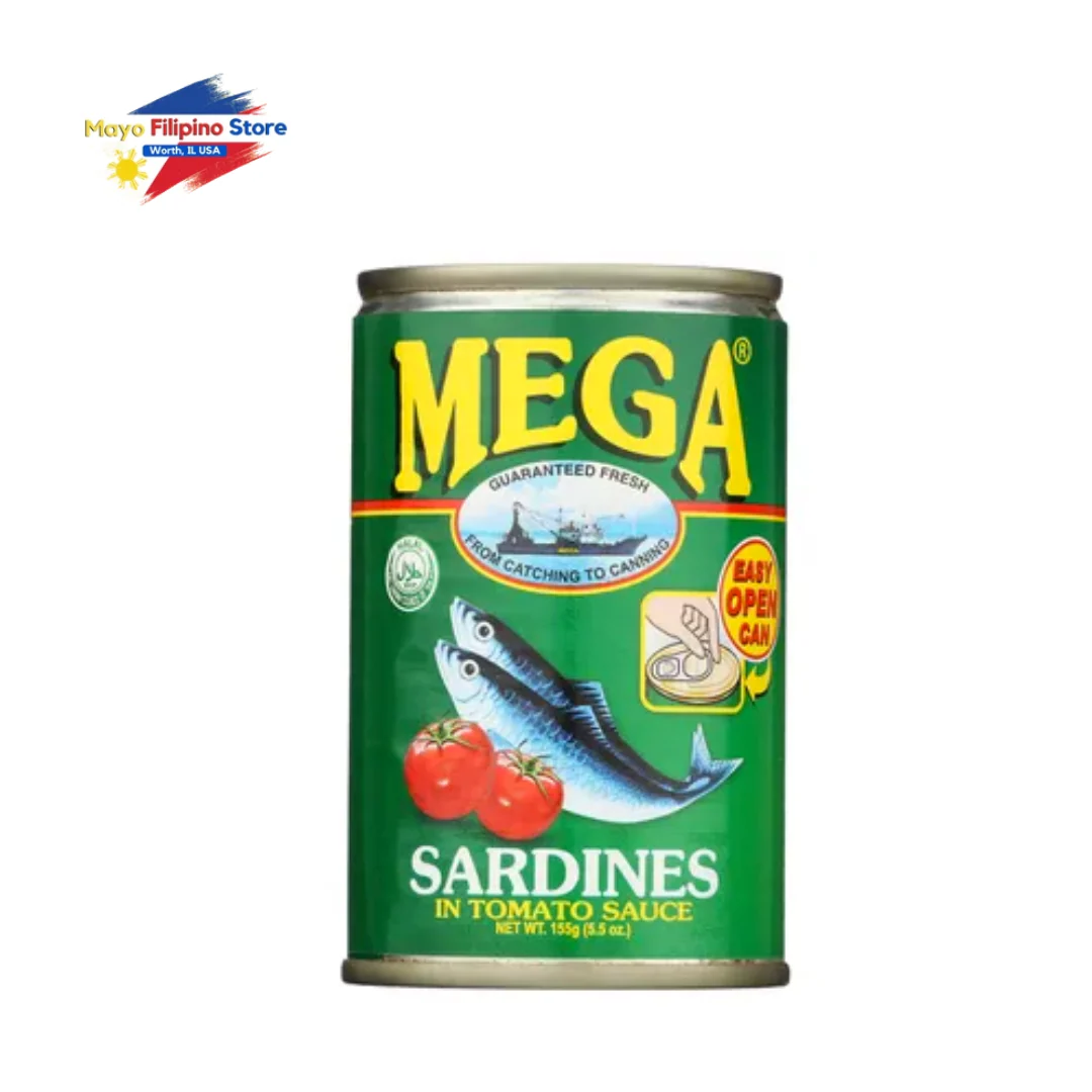 Mega Sardines in Tomato Sauce Regular 155g