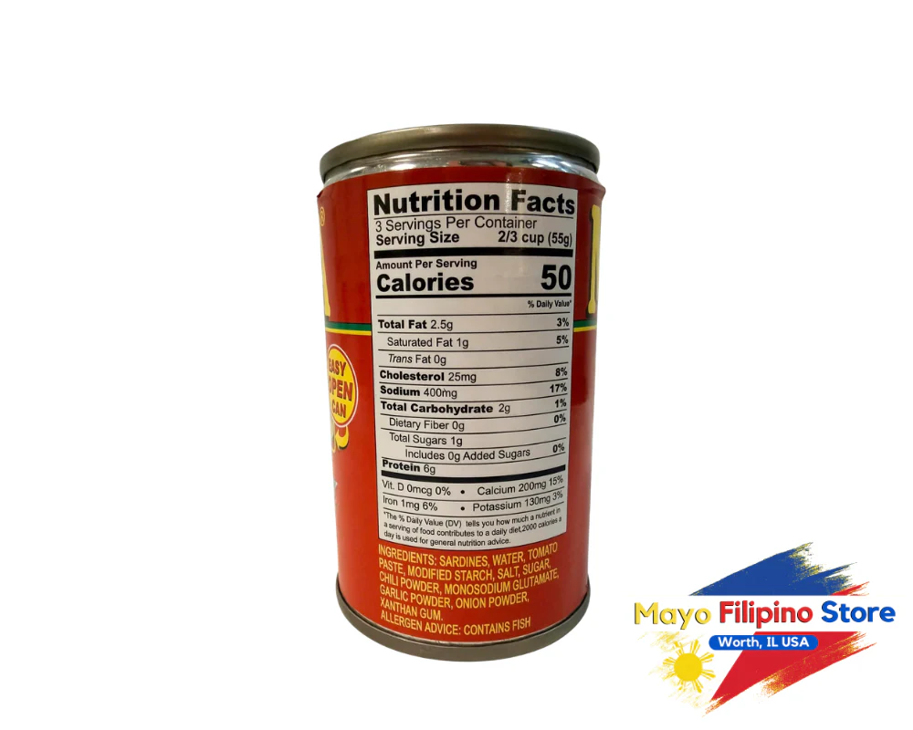 Mega Sardines in Tomato Sauce Spicy 155g - Image 2