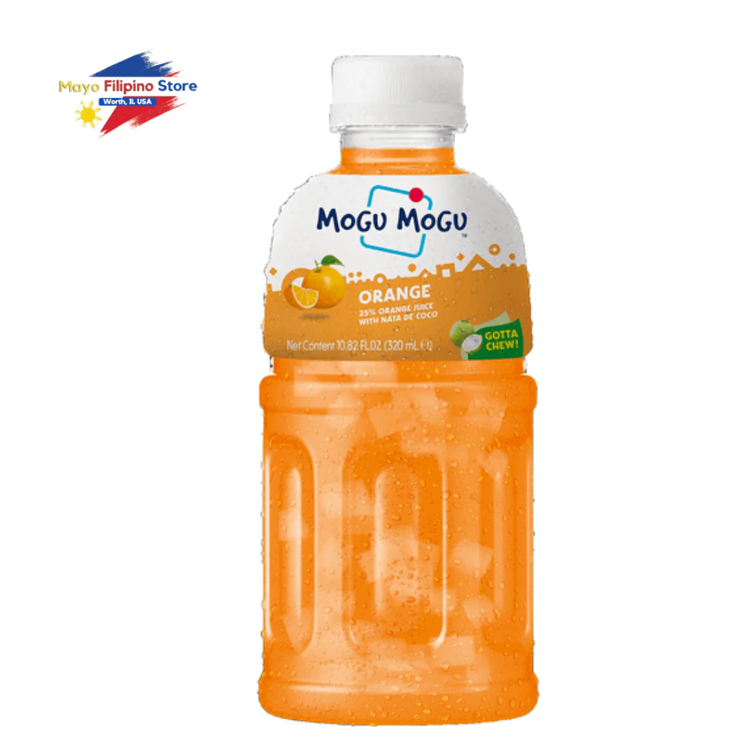 Mogu Mogu Orange Flavored Drink with Nata de Coco 320ml