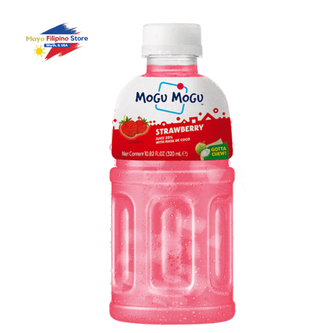 Mogu Mogu Strawberry Juice Nata De Coco 320ml