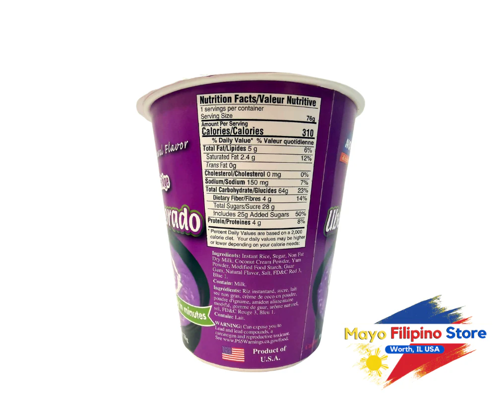Nora Purple Yam Porridge Ube Champorado 47g - Image 2