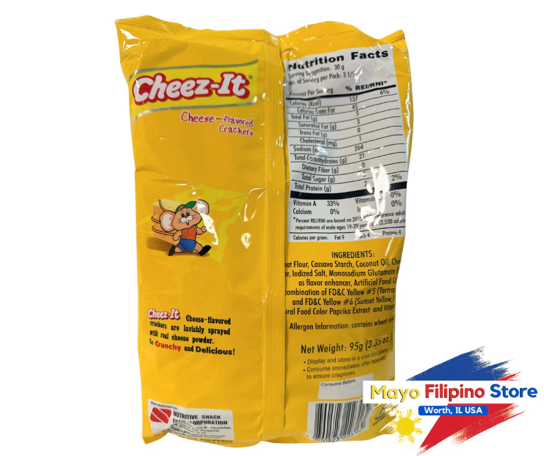 Nutri Snack Cheez-It Cheese Flavored Chips 95g - Image 2