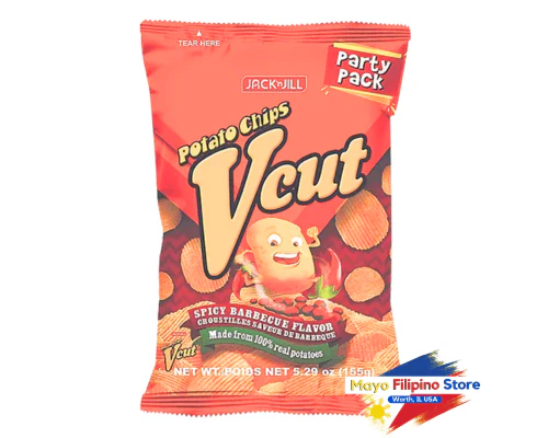 V Cut Potato Chips Barbeque Flavor 155g