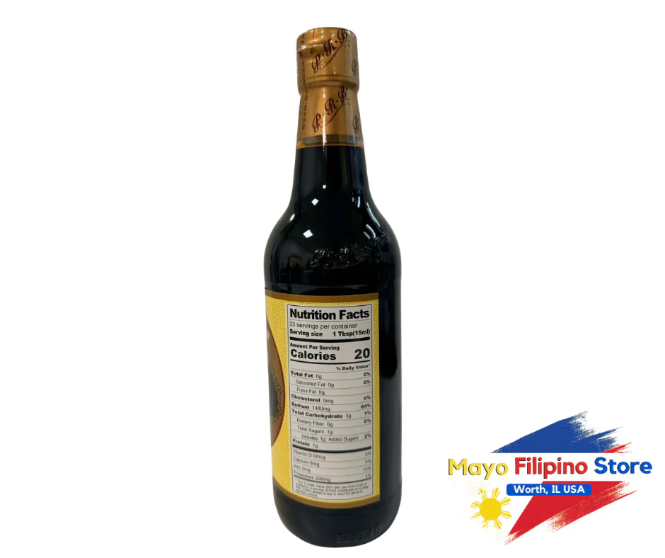 PRB Mushroom Flavored Superior Dark Soy Sauce 500ml - Image 2