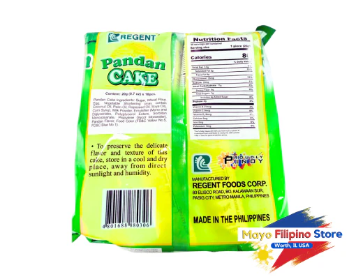 Regent Pandan Cake 10pcs 20g - Image 2