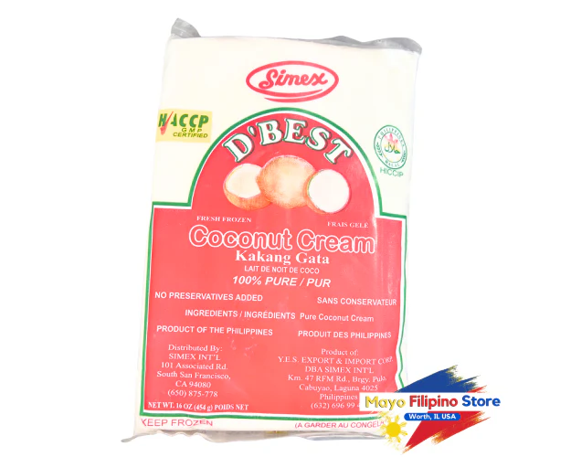 Simex Da Best Coconut Cream Kakang Gata in Plastic Bag 454g 16oz