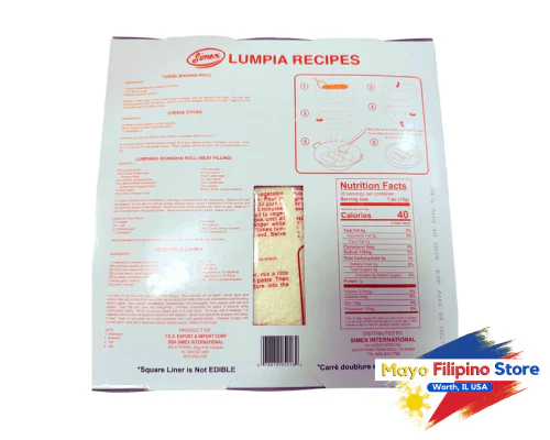 Simex Lumpia Wrapper Original Red 21oz - Image 2