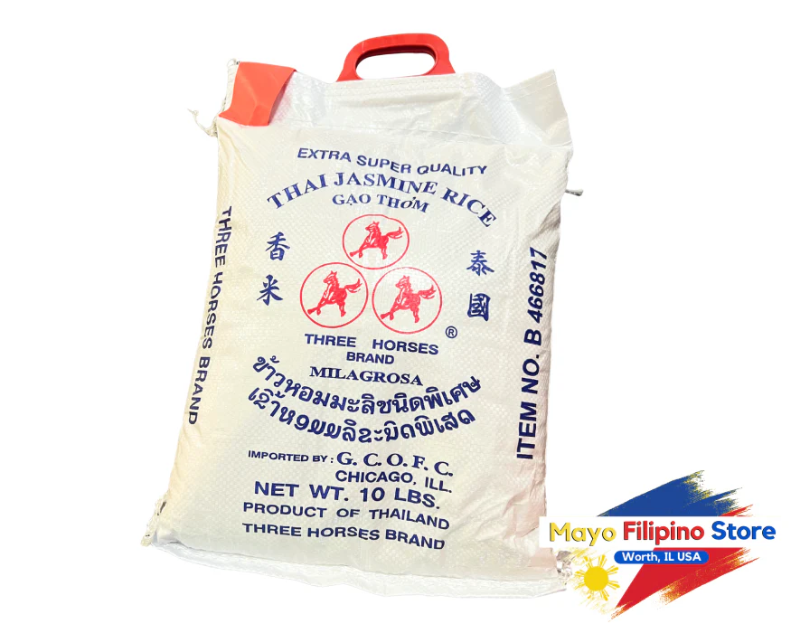 Three Horses Jasmine Rice 10lbs